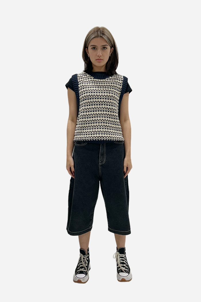 Vivacious Wellington Vest Yellow/Blue | ODD EVEN