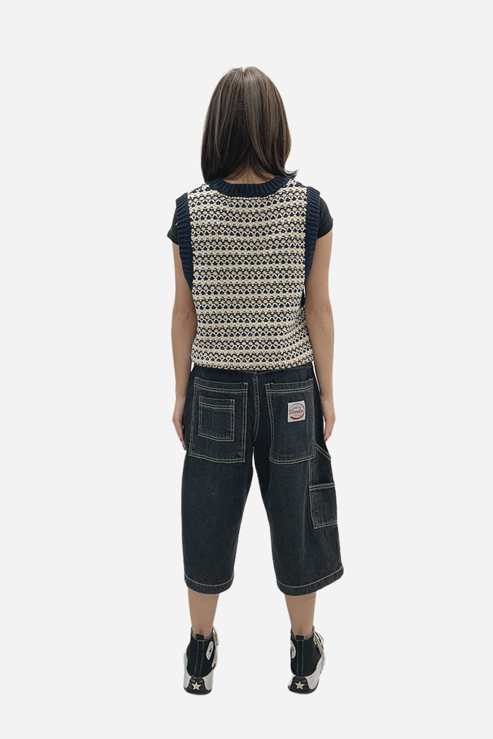 Vivacious Wellington Vest Yellow/Blue | ODD EVEN