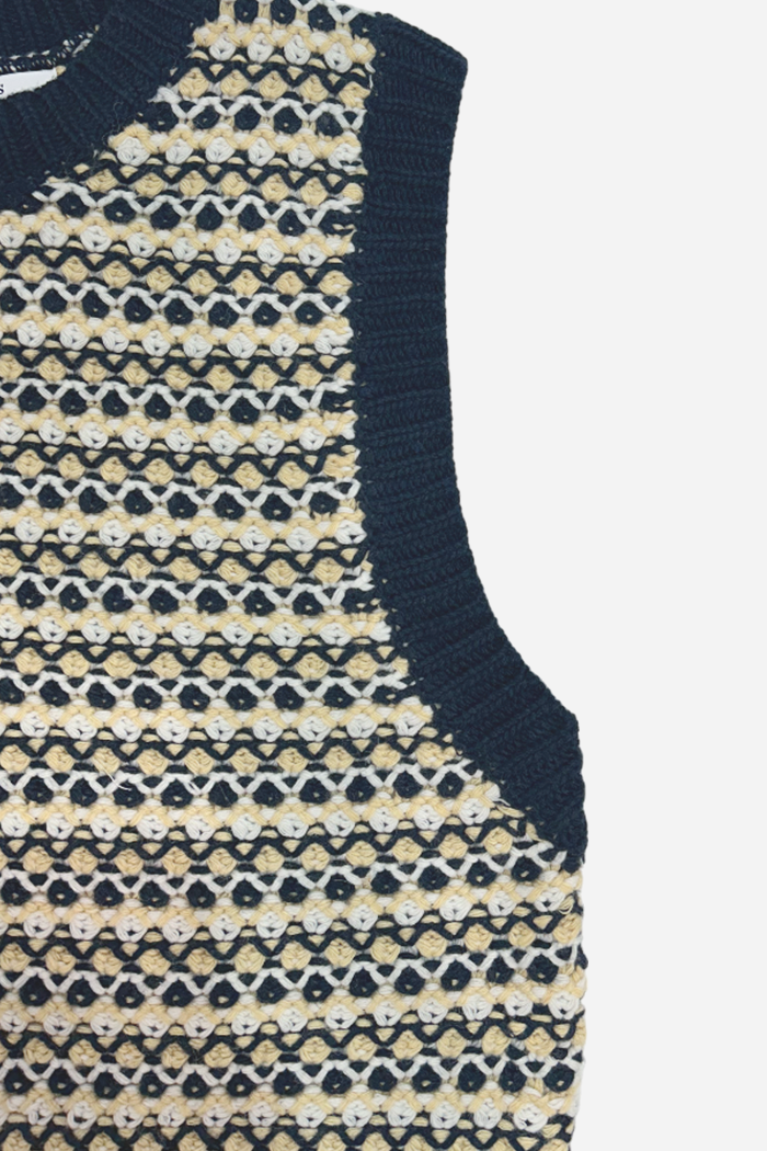 Vivacious Wellington Vest Yellow/Blue | ODD EVEN