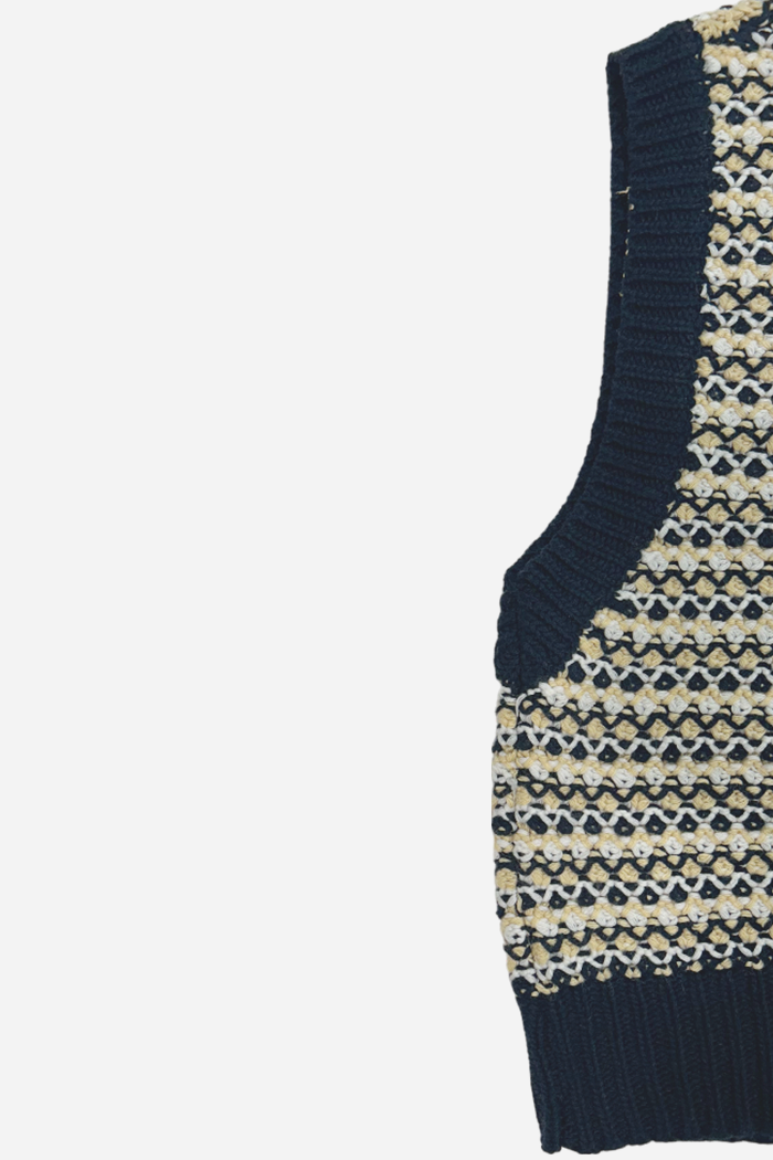 Vivacious Wellington Vest Yellow/Blue | ODD EVEN
