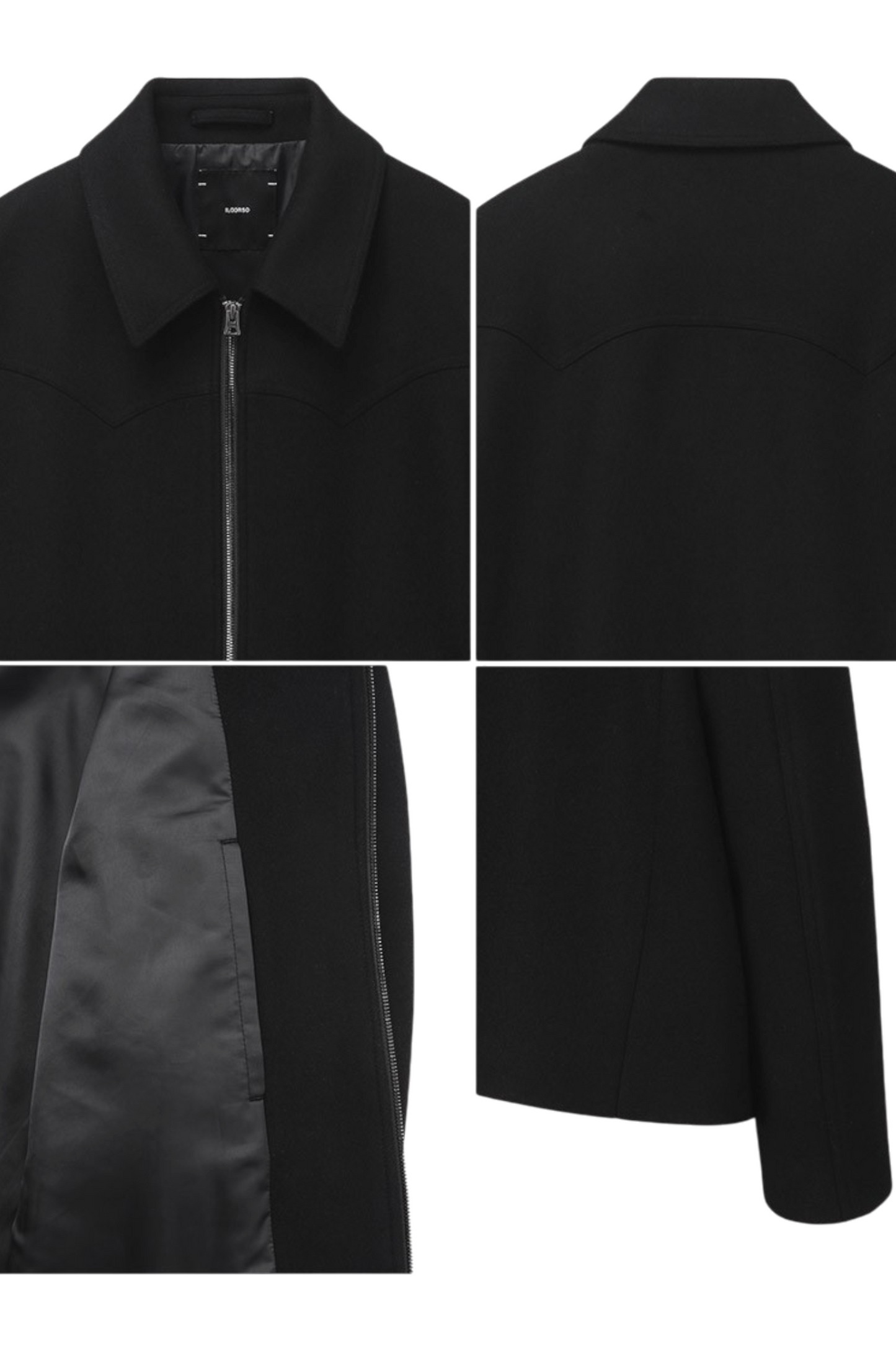 Ilcorso Western Wool Jacket Black | ODD EVEN