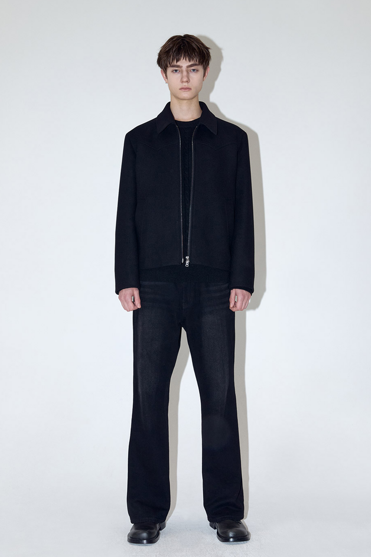 Ilcorso Western Wool Jacket Black | ODD EVEN