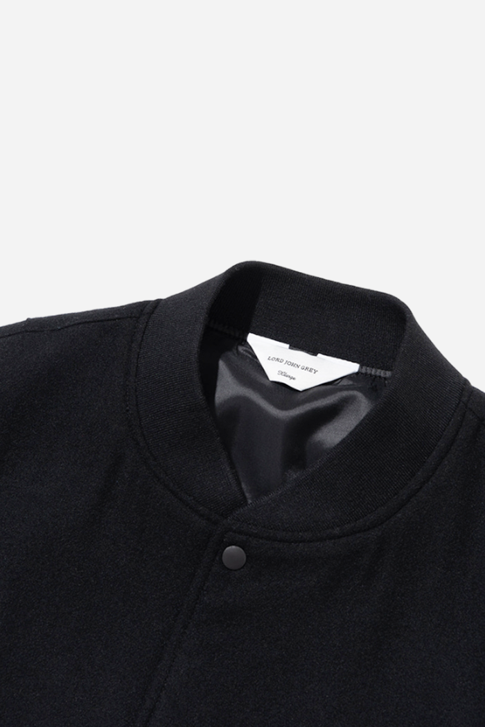 LJG Wool MA-1 Blouson Black | ODD EVEN