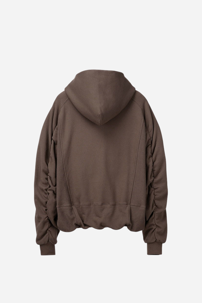 Ilcorso OAM Factory Pinched Hoodie Brown | ODD EVEN