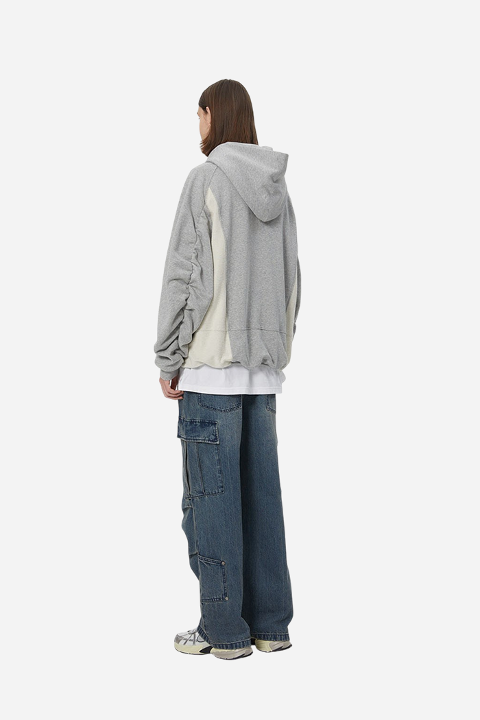 Ilcorso OAM Factory Pinched Hoodie Brown