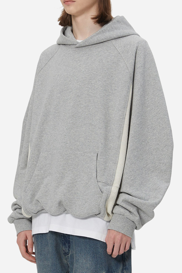 Ilcorso OAM Factory Pinched Hoodie Grey | ODD EVEN