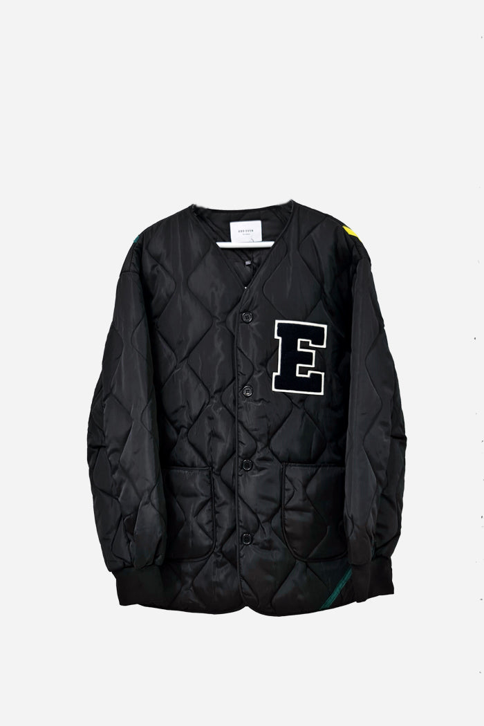 Invis-Able Varsity Qulited Jacket Black