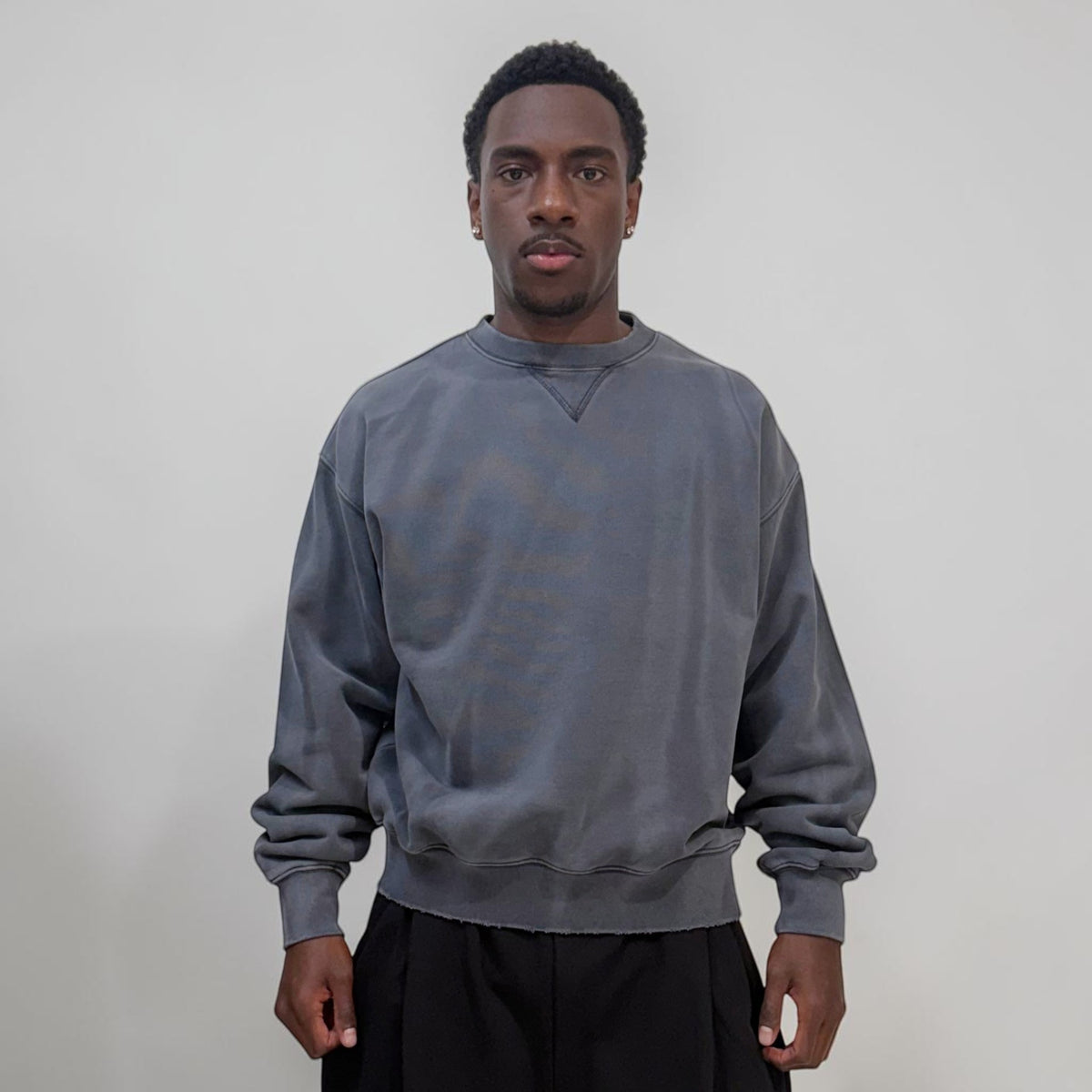 RAR Sunfade Effect VTG Sweatshirt Faded Navy