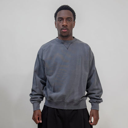 RAR Sunfade Effect VTG Sweatshirt Faded Navy