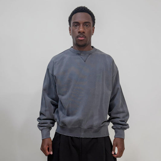 RAR Sunfade Effect VTG Sweatshirt Faded Navy