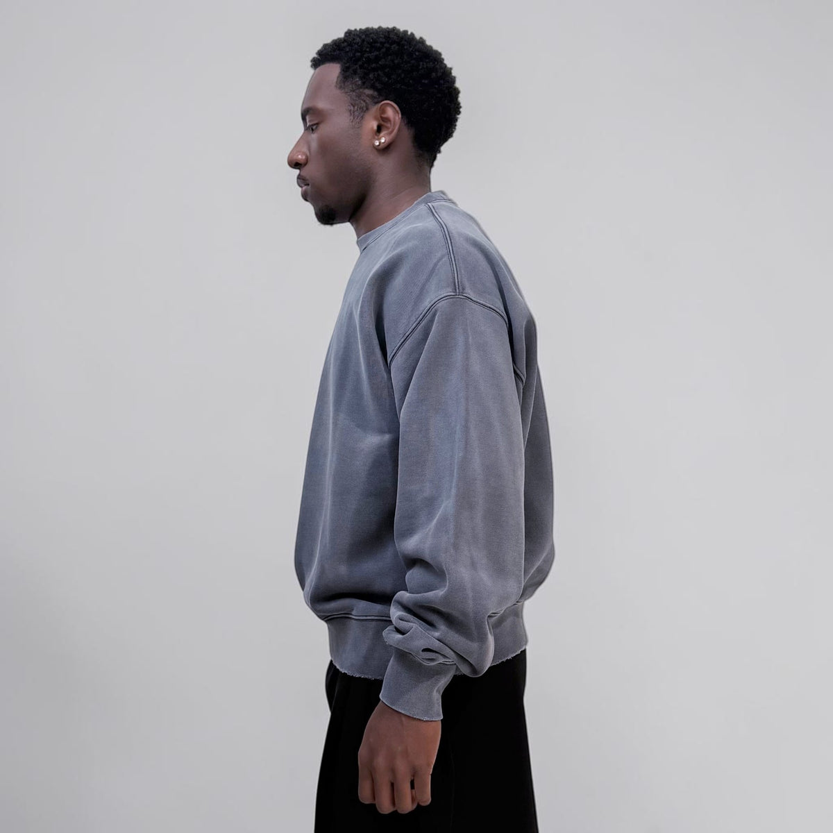 RAR Sunfade Effect VTG Sweatshirt Faded Navy