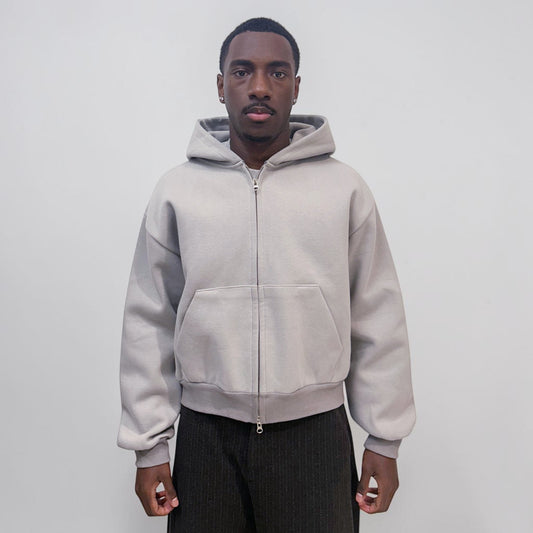 Invis-Able Hamptons Zip Hoodie Light Grey | ODD EVEN