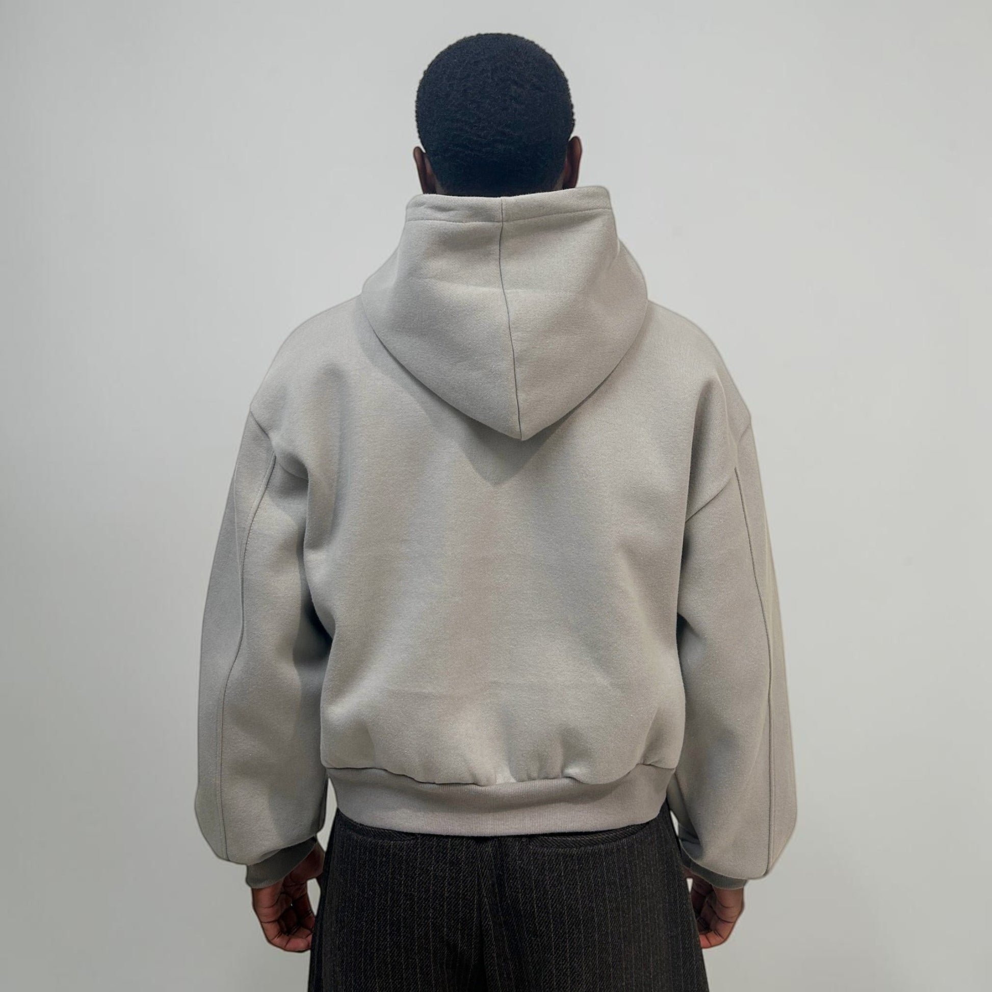 Invis-Able Hamptons Zip Hoodie Light Grey | ODD EVEN