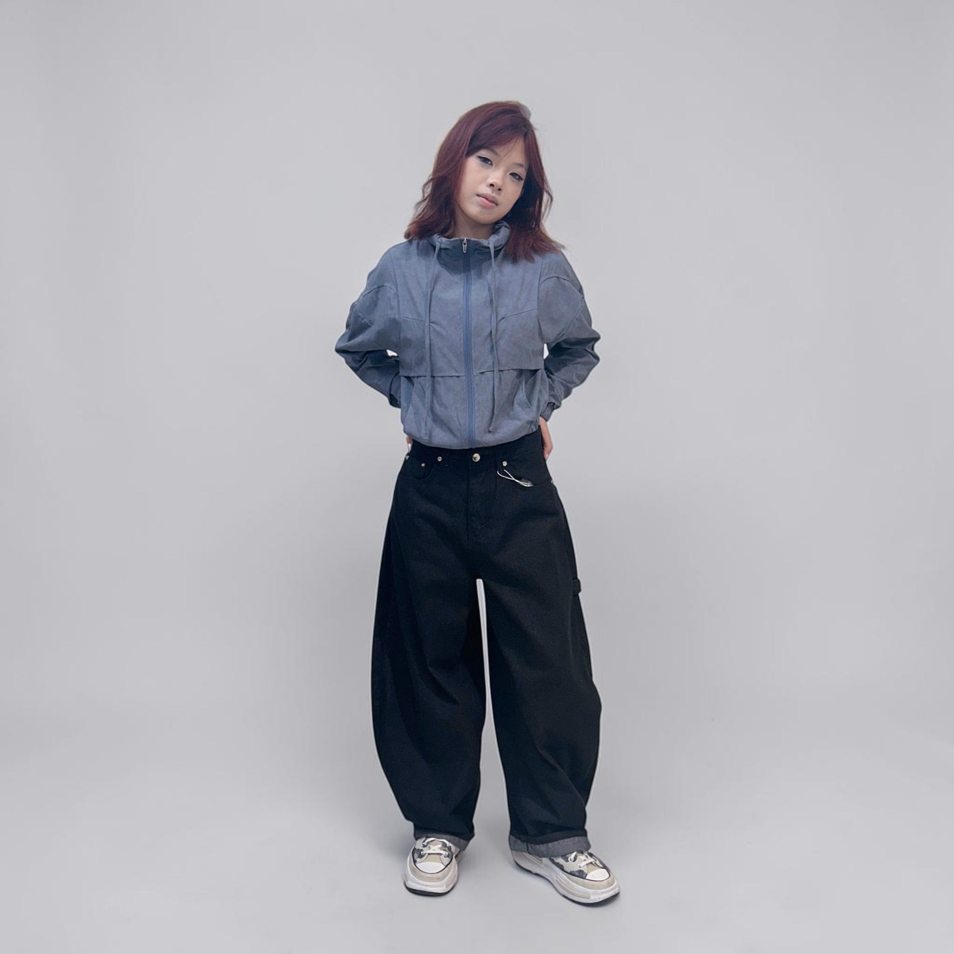 Develop Korea Gothic Cross Jeans Black | ODD EVEN