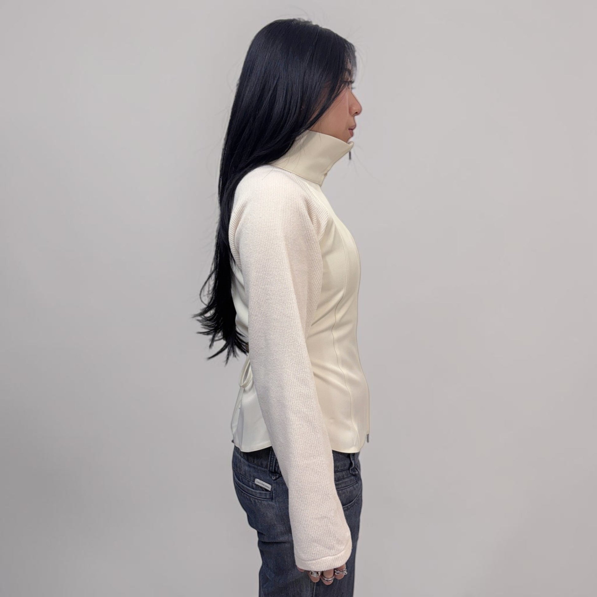 Askhaki Seoul Infinity Jacket White | ODD EVEN