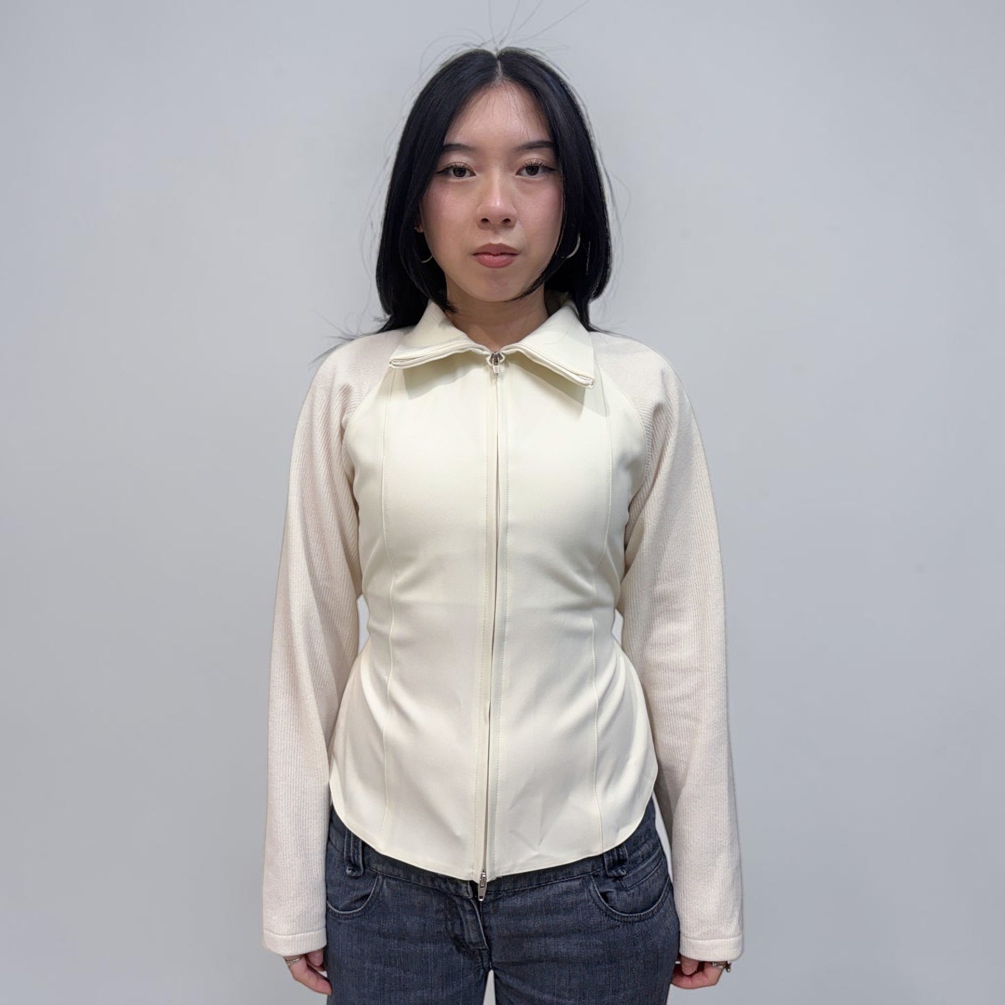 Askhaki Seoul Infinity Jacket White | ODD EVEN