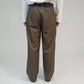 Margaret 2-Tuck Pants Dark Olive | ODD EVEN