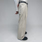 Margaret 2-Tuck Wide Leg Pants Light Beige | ODD EVEN