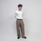 Invis-Able Margaret 2-Tuck Pants Brown | ODD EVEN