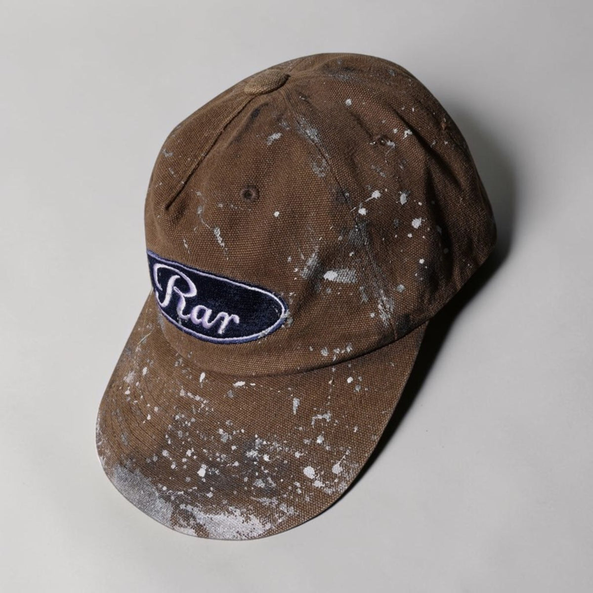 RAR Painted Oval Logo Faded Cap Brown | ODD EVEN