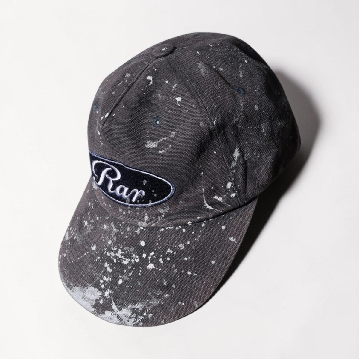 RAR Painted Oval Logo Faded Cap Charcoal | ODD EVEN