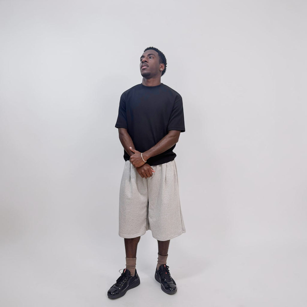 By Attention Athletic Sweat Shorts Grey | ODD EVEN