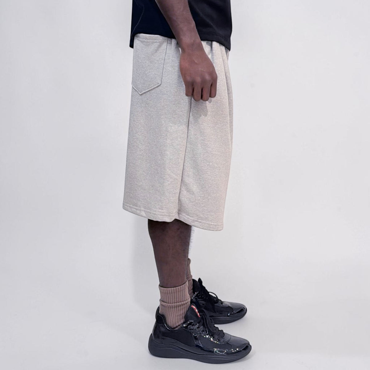 By Attention Athletic Sweat Shorts Grey | ODD EVEN