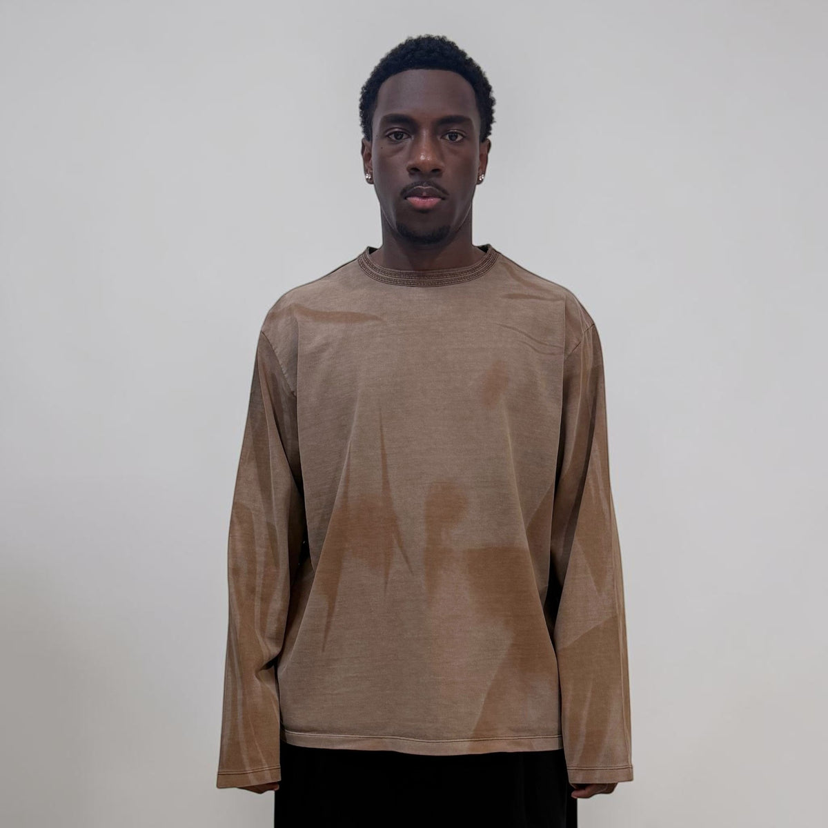 RAR M83 Heavy L/S T-Shirt Faded Brown