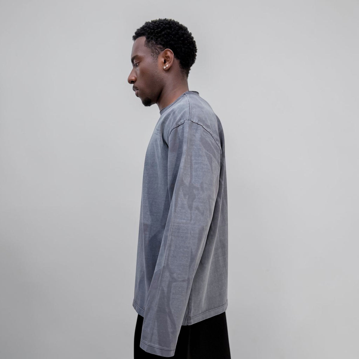 RAR M83 Heavy L/S T-Shirt Faded Navy