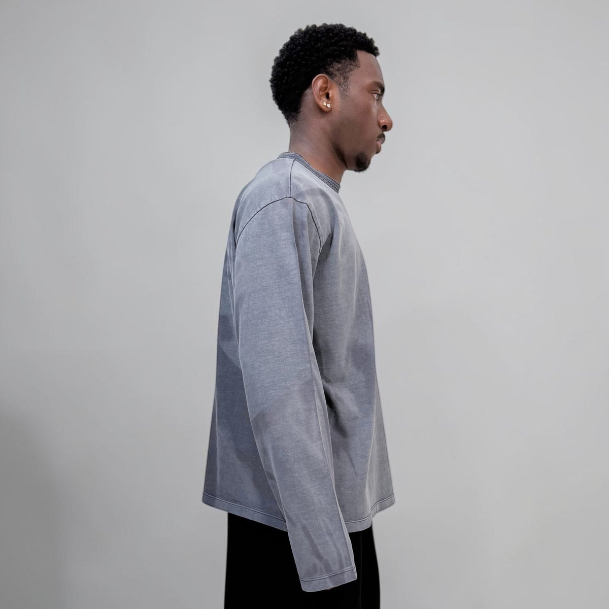 RAR M83 Heavy L/S T-Shirt Faded Navy