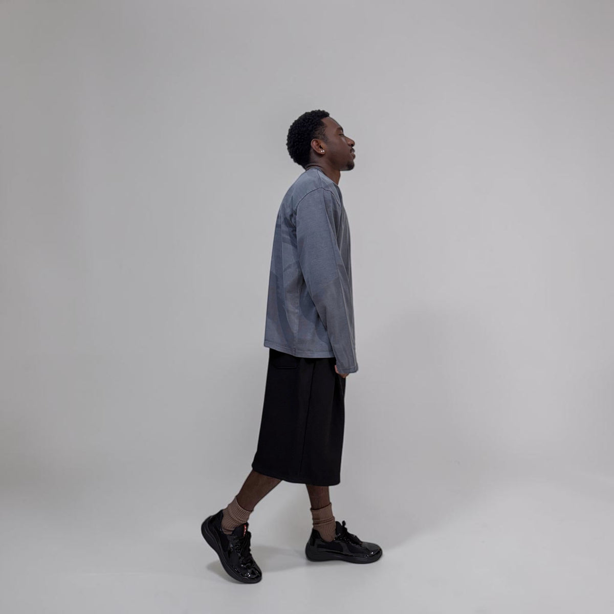 RAR M83 Heavy L/S T-Shirt Faded Navy