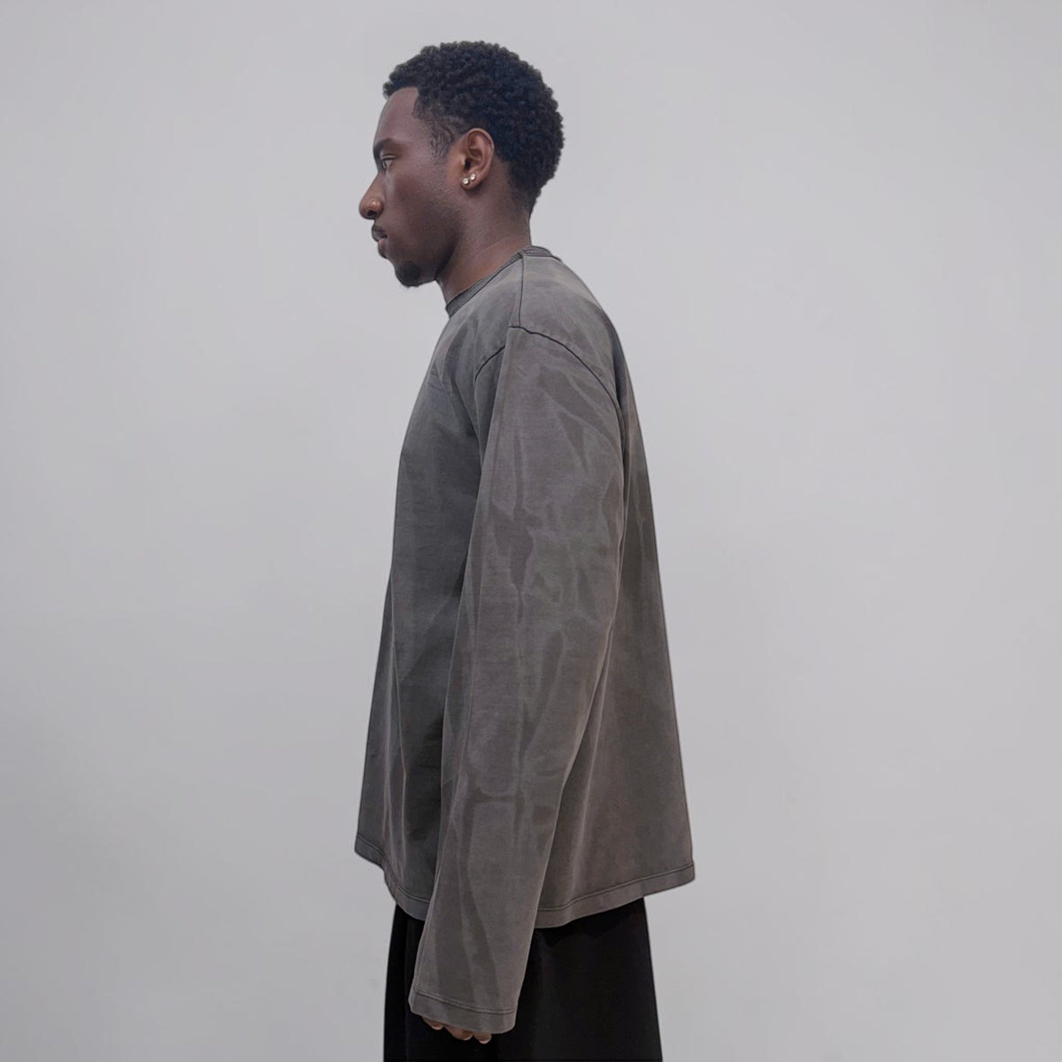 RAR M83 Heavy L/S T-Shirt Faded Black