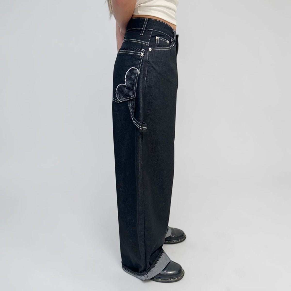 Develop Korea Eclipse Jeans Black | ODD EVEN