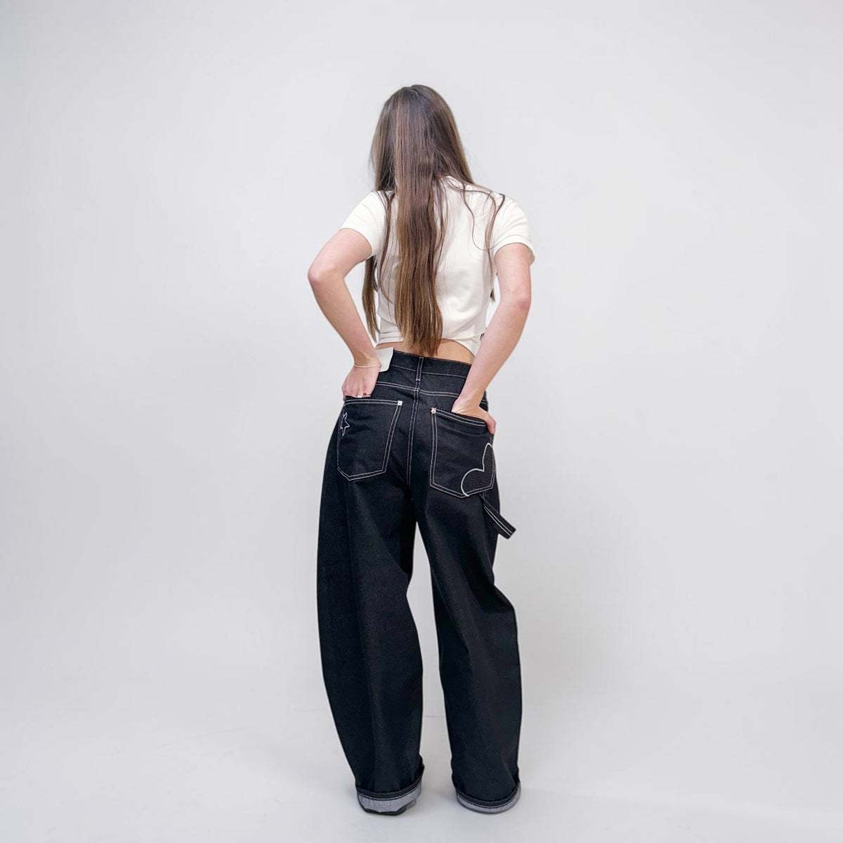 Develop Korea Eclipse Jeans Black | ODD EVEN