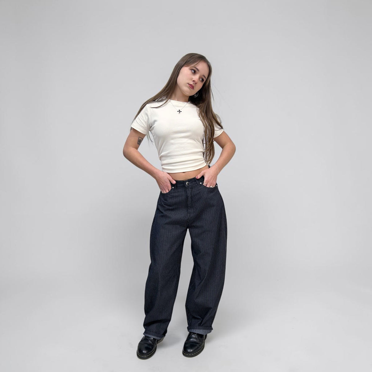 Develop Korea No Doubt Pants Navy | ODD EVEN