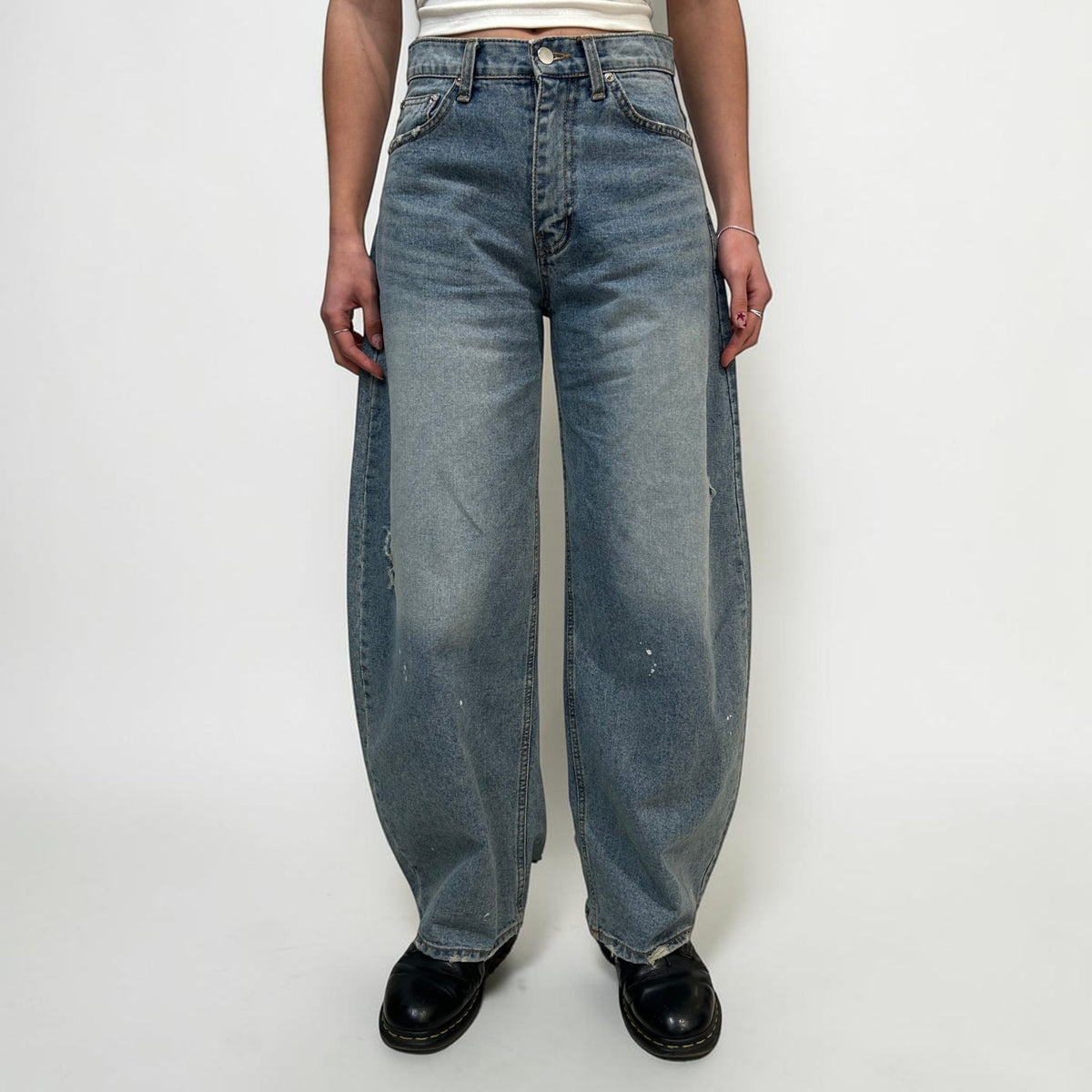 Develop Korea Perfect Circle Jeans Blue | ODD EVEN