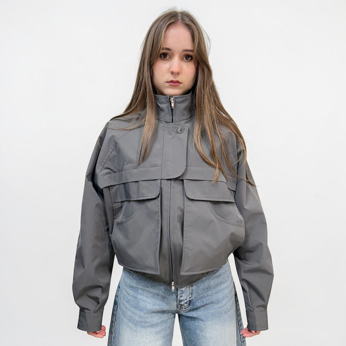 Askhaki Seoul Armaggedon Jacket Grey | ODD EVEN