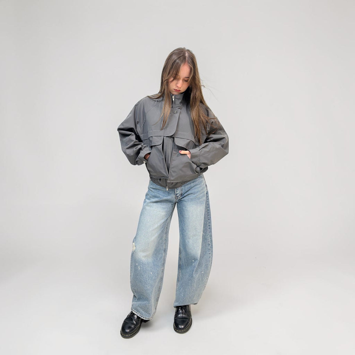 Askhaki Seoul Armaggedon Jacket Grey | ODD EVEN