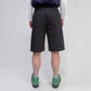 Senne Capital Pleated Shorts Black