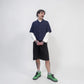 Senne Capital Pleated Shorts Black