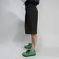 Senne Capital Pleated Shorts Black