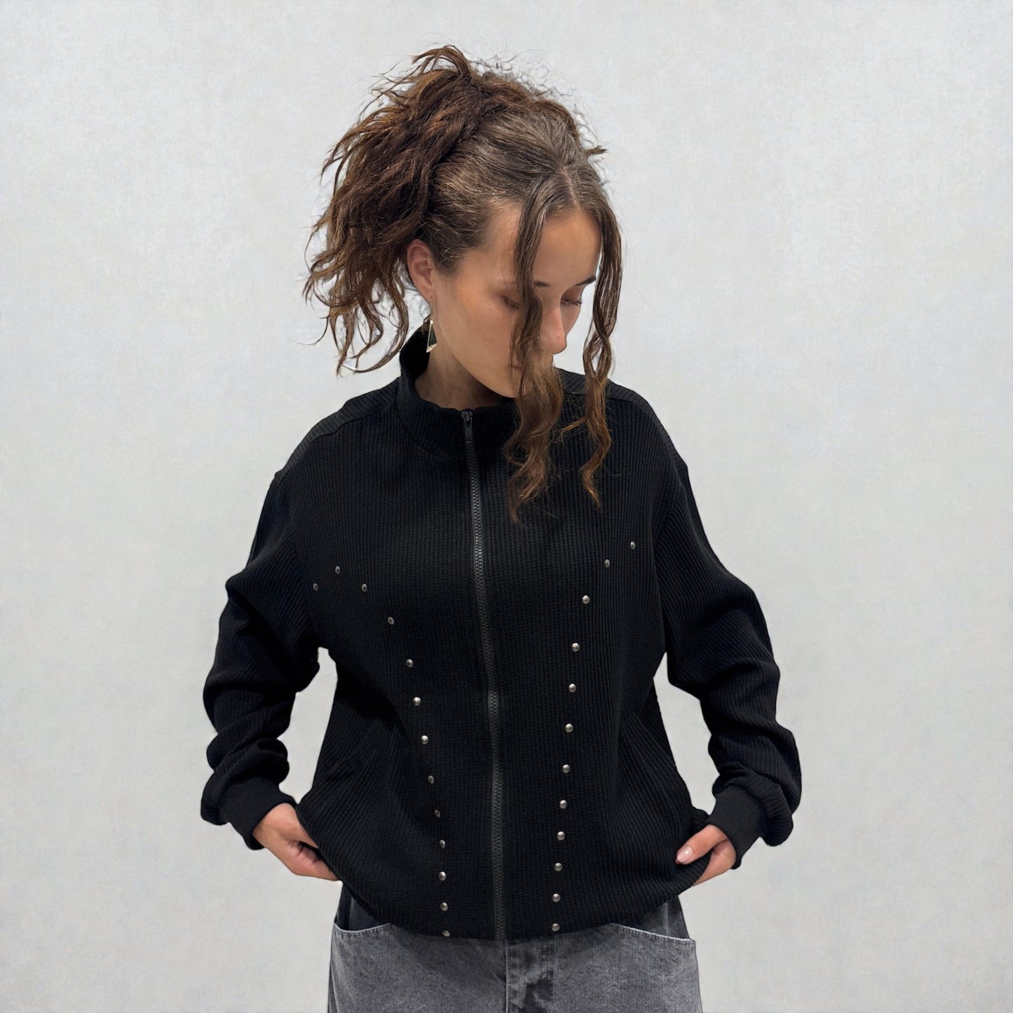 Kaleidoscope Studio Rib Knit Black