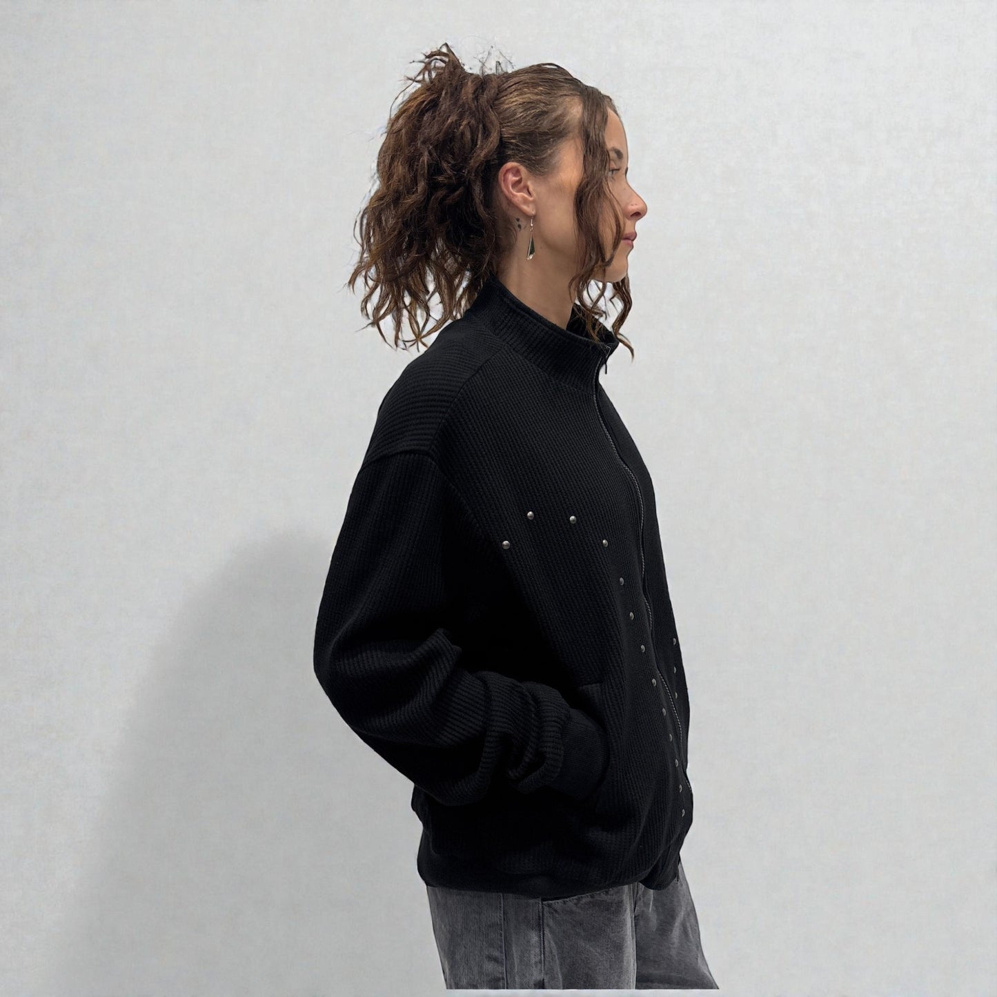 Kaleidoscope Studio Rib Knit Black