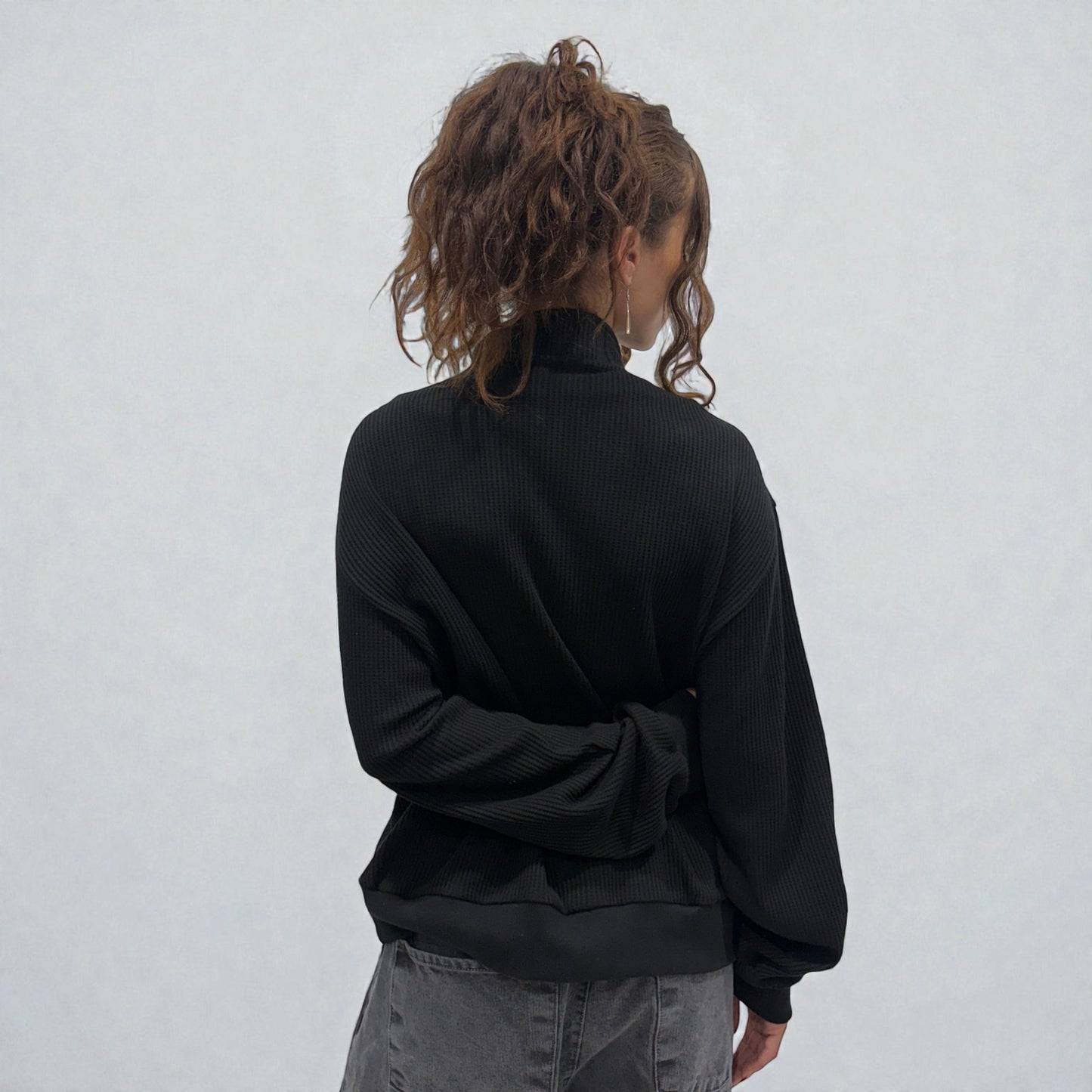 Kaleidoscope Studio Rib Knit Black