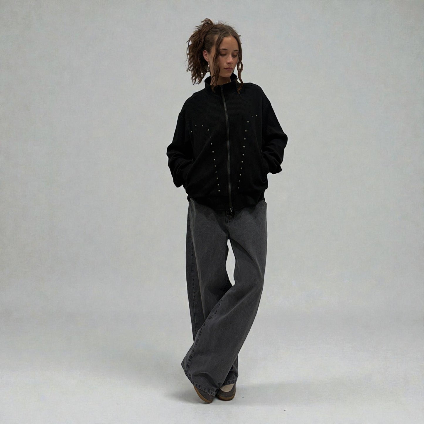 Kaleidoscope Studio Rib Knit Black