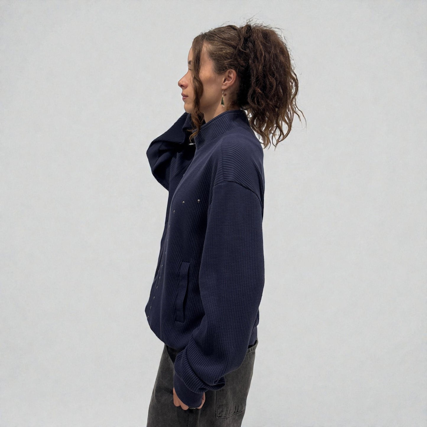 Kaleidoscope Studio Rib Knit Navy