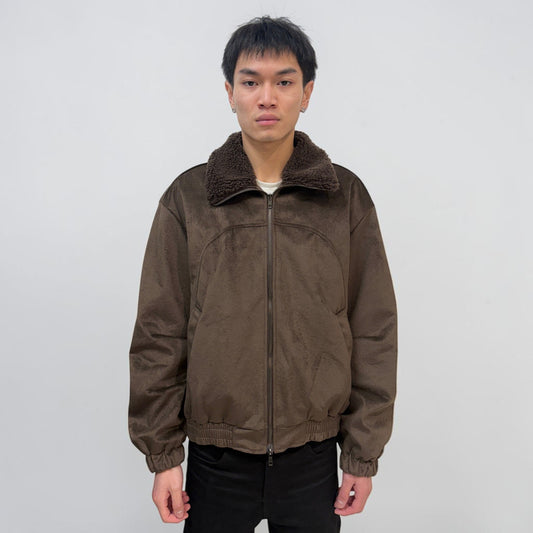 Kaleidoscope Flight Teddy Jacket Brown