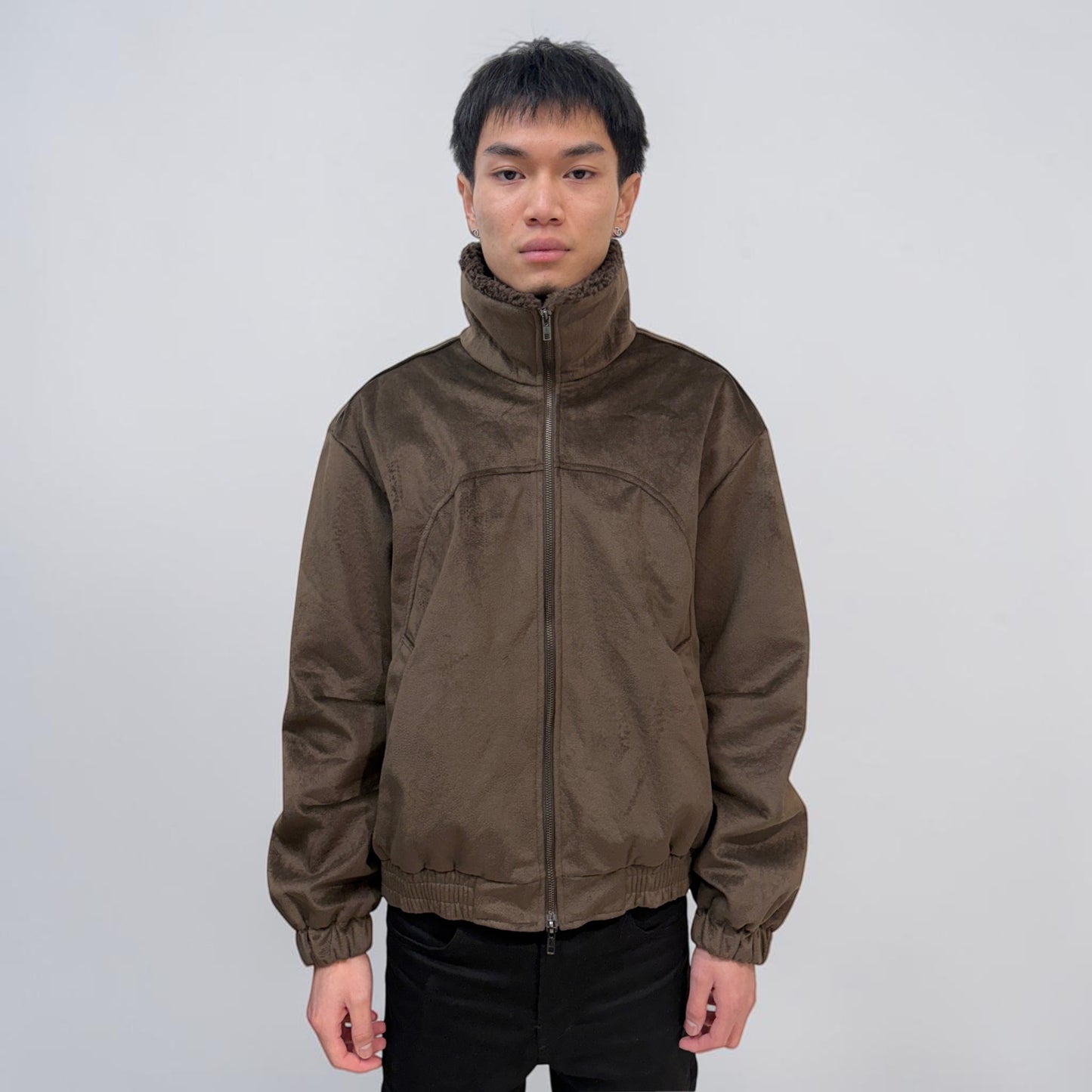 Kaleidoscope Flight Teddy Jacket Brown