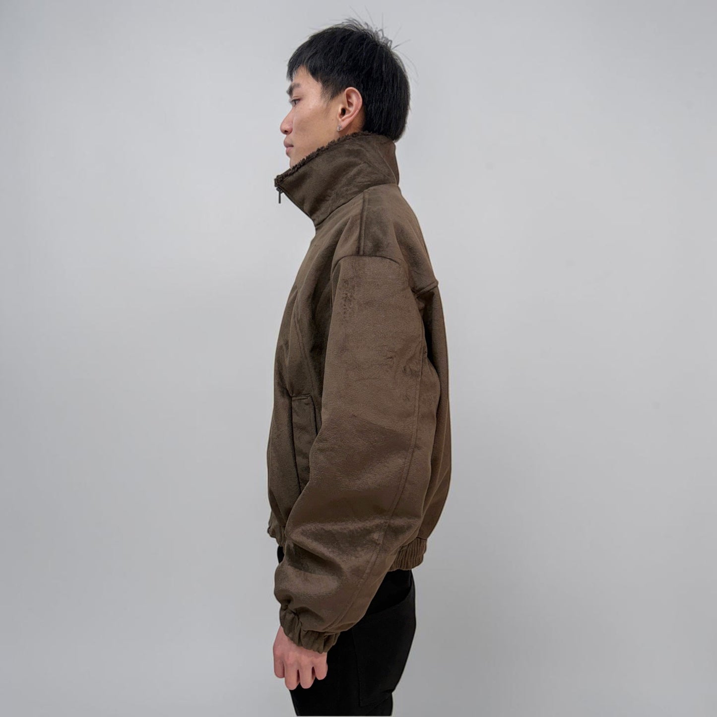 Kaleidoscope Flight Teddy Jacket Brown
