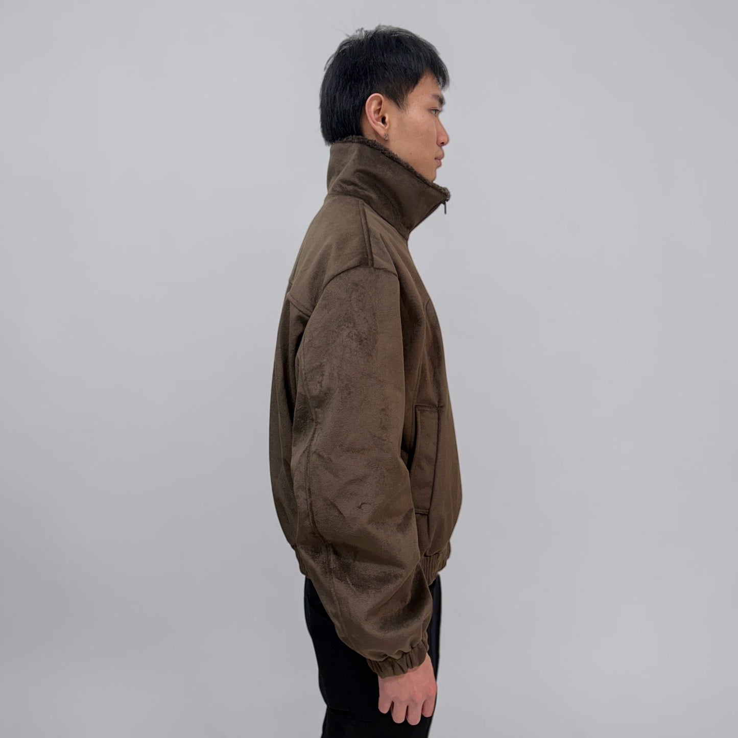 Kaleidoscope Flight Teddy Jacket Brown